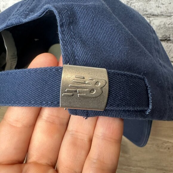 NWT New Balance Unisex Embroidered N Logo Baseball Hat Size One Size (Navy) - Picture 5 of 11
